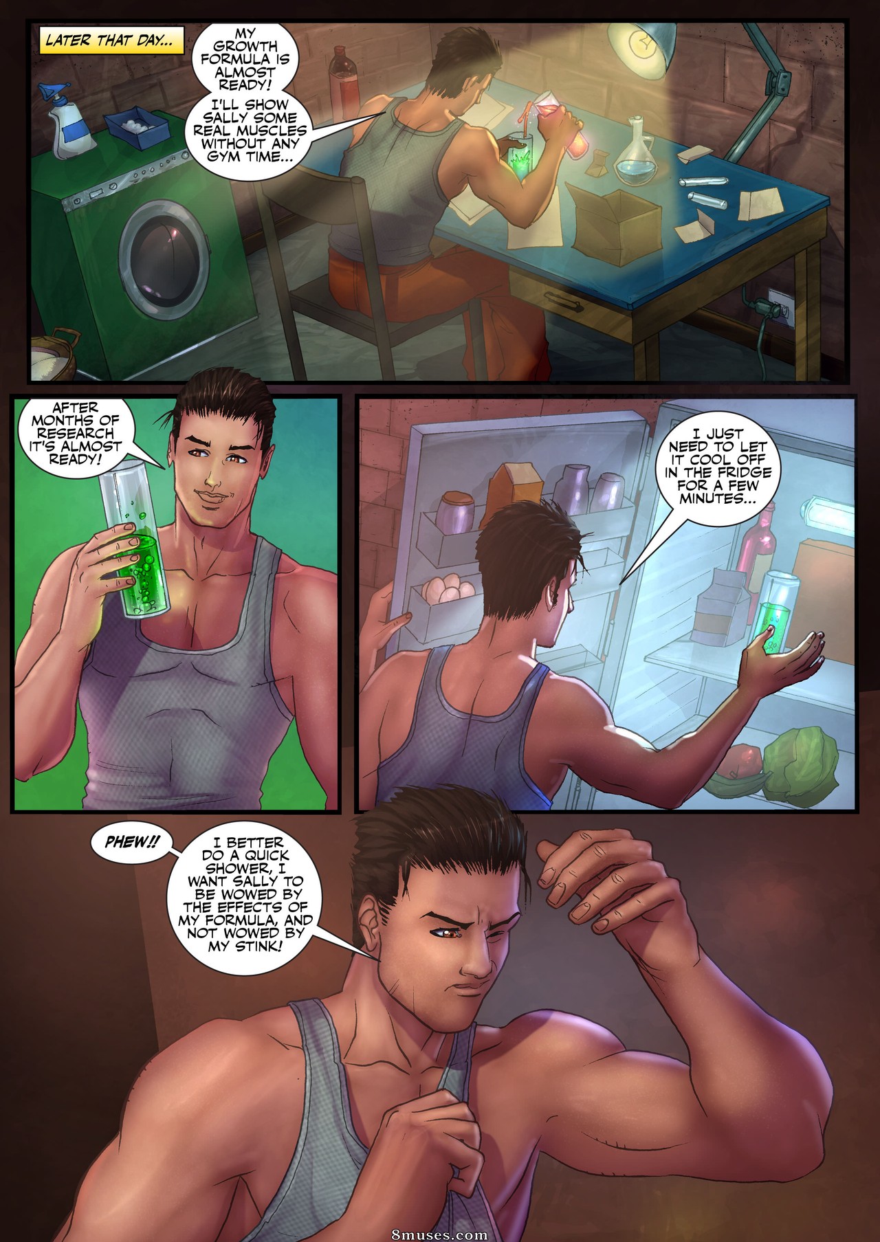 8muses growth muscle porn comics free
